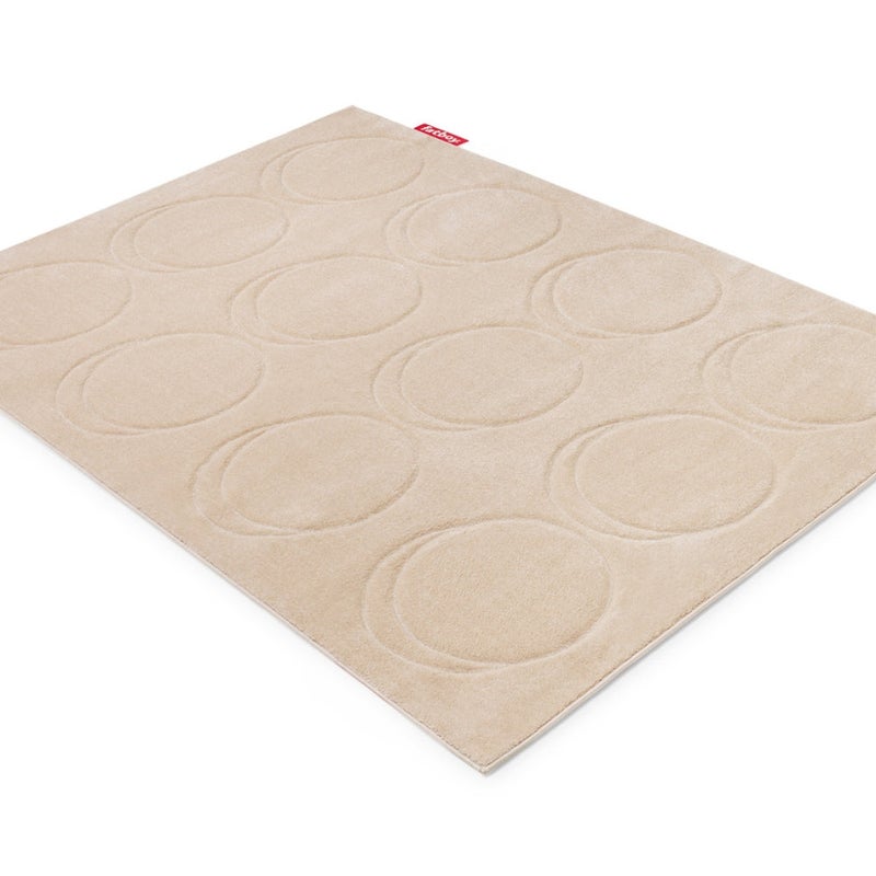 Fatboy Dot Carpet | Easy to clean | UV-resistant | Super soft | Use: Indoor | Size: 160 x 230 cm | Polypropylene | Small - Creamy camel - Image 5